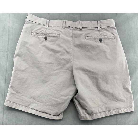 GAP Khakis Shorts Mens 38 Gray 10" Short Pilot Grey Casual Cotton Stretch Summer - Picture 4 of 12